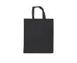 Non-woven tas met matte afwerking en hoge weerstand 110 g/m² kleur zwart