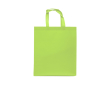 Non-woven tas met matte afwerking en hoge weerstand 110 g/m² kleur lichtgroen