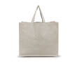 Veelzijdige tas van gerecycled katoen, stevig 180 g/m² kleur beige
