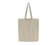 Tas van gerecycled katoen melange met hengsels 150 g/m² kleur olijfgroen