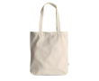 Tas van gerecycled katoen en plastic met hengsels 310 g/m² kleur beige