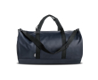 Stevige sport- of weekendtas met coating van kunstleer kleur zwart