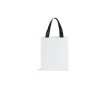 Premium papieren tas met matte afwerking en handvaten 4kg kleur wit
