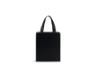Premium papieren tas met matte afwerking en handvaten 4kg kleur zwart