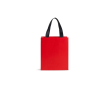 Premium papieren tas met matte afwerking en handvaten 4kg kleur rood