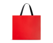 Premium matte papieren tas met zijvouw en handgrepen 9kg kleur rood