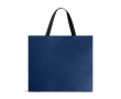 Premium matte papieren tas met zijvouw en handgrepen 9kg kleur marineblauw