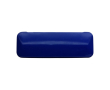 Metalen etui met 1 vulpotlood en 1 zwarte inkt balpen kleur ultramarijn blauw