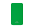 Tweekleurige powerbank met laadindicator 10.000 mAh kleur groen