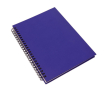 Notitieboekjes met logo als relatiegeschenk kleur blauw