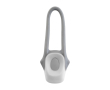 Fietslicht met 2 LED-lampen en siliconen bevestigingsband kleur wit