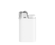 Aansteker met 360º-bedrukking en verstelbare vlam BIC® DJEEP® D1 kleur wit