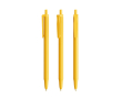 Plastic balpen met klikmechanisme en blauwe inkt Clic Stic BIC® kleur geel