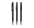 Navulbare plastic pen met klikmechanisme en zwarte inkt BIC® kleur zwart