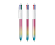 Plastic balpen met kleurverloop en inkt in 4 kleuren Gradient BIC® kleur meerkleurig