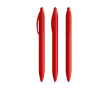 Plastic klikpen met brede body en zwarte inkt Wide Body BIC® kleur rood