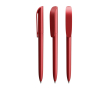 Draaibare kunststof balpen met zwarte inkt Super Clip Glacé BIC® kleur rood