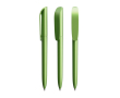 Draaibare kunststof balpen met zwarte inkt Super Clip Glacé BIC® kleur groen