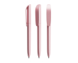 Draaibare kunststof balpen met zwarte inkt Super Clip Glacé BIC® kleur roze