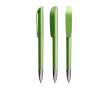 Navulbare plastic balpen met zwarte inkt Super Clip Glacé BIC® kleur groen