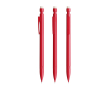 Navulbaar kunststof vulpotlood met gum en 2 stiften van 0,7 mm BIC® kleur rood