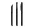 Plastic rollerpen met ergonomische grip, blauwe inkt Grip Roller kleur zwart