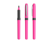 Plastic rollerpen met ergonomische grip, blauwe inkt Grip Roller kleur fuchsia