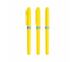 Plastic markeerstift met rubberen grip, meerdere kleuren Brite Liner® kleur geel