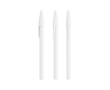 Plastic pen met klassieke dop en blauwe inkt Style BIC® kleur wit