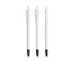 Plastic pen met stylus en blauwe inkt Clic Stic BIC® kleur wit