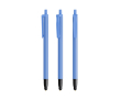 Plastic pen met touchfunctie en zwarte inkt Clic Stic BIC® kleur blauw