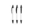 Plastic pen met 360°-bedrukking en blauwe inkt Wide Body Mini BIC® kleur zwart