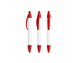 Plastic pen met 360º-opdruk en zwarte inkt Wide Body Mini BIC® kleur rood