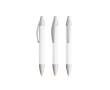 Plastic pen met 360º-opdruk en zwarte inkt Wide Body Mini BIC® kleur zilver