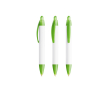 Plastic pen met 360º-opdruk en zwarte inkt Wide Body Mini BIC® kleur doorzichtig groen