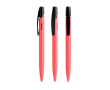 BIC® pen van 100% biologisch afbreekbaar materiaal, zwarte inkt kleur rood
