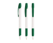 Balpen van gerecycled plastic met zachte grip en zwarte inkt BIC® kleur groen