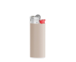 Compacte kunststof aansteker met kinderbeveiliging BIC® J25 kleur lichtgrijs