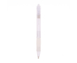 Plastic pen met translucente behuizing en blauwe inkt Click BIC® kleur wit