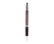 Plastic pen met translucente behuizing en blauwe inkt Click BIC® kleur zwart