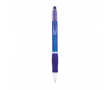 Plastic pen met translucente behuizing en blauwe inkt Click BIC® kleur blauw