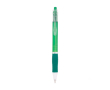 Plastic pen met translucente behuizing en blauwe inkt Click BIC® kleur groen