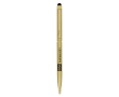 Metalen pen met touchfunctie en blauwe inkt Sleek Stylus BIC® kleur goud