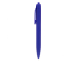 Plastic balpen met drukmechanisme en blauwe schrijfinkt BIC® kleur donkerblauw