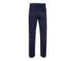 Unisex werkbroek met logo, van polyester 240 g/m² Velilla kleur marineblauw