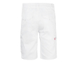Elastische bermuda, van katoen en polyester 240 g/m² Velilla kleur wit