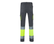 Extra grote elastische werkbroek met zakken 240 g/m² Velilla kleur grijs