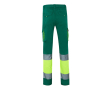 Extra grote elastische werkbroek met zakken 240 g/m² Velilla kleur groen