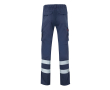 Unisex werkbroek met reflecterende details 240 g/m² Velilla kleur marineblauw