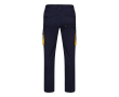 Werkbroek met meer zakken in tweekleurige tint 240 g/m² Velilla kleur geel